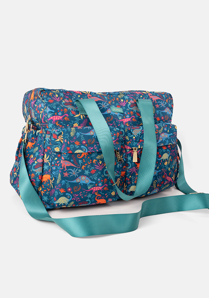 Dinosaur Print Weekend Bag