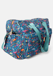 Dinosaur Print Weekend Bag