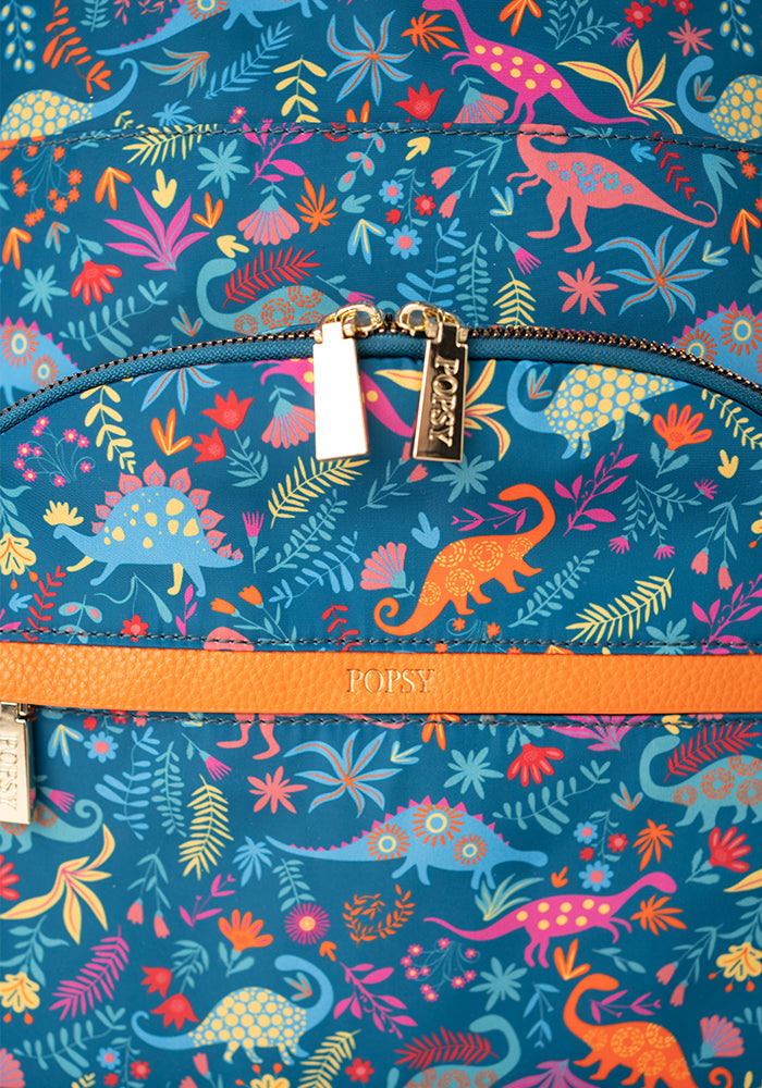 Teal Dinosaur Rucksack