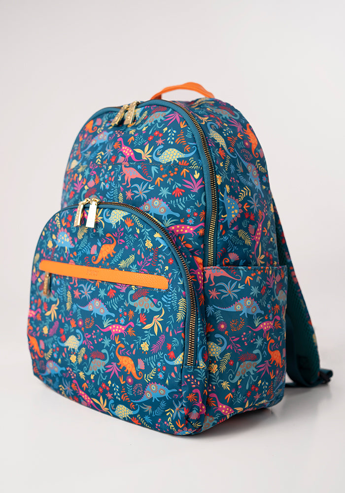 Teal Dinosaur Rucksack
