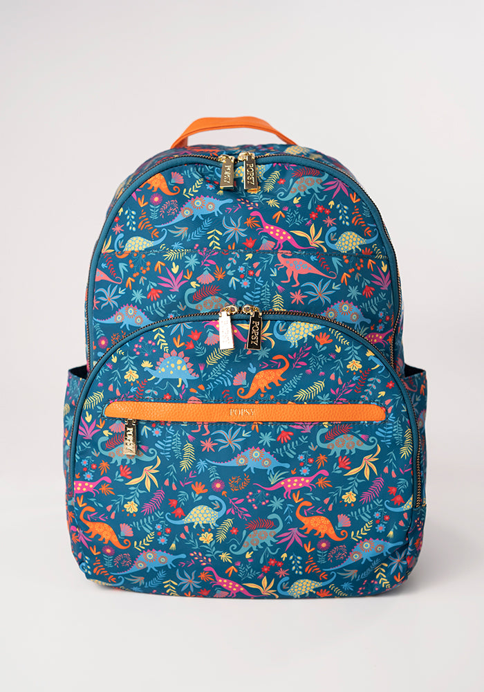 Teal Dinosaur Rucksack