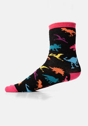 3 Pack Dinosaur, Animal & Spot Knit Socks