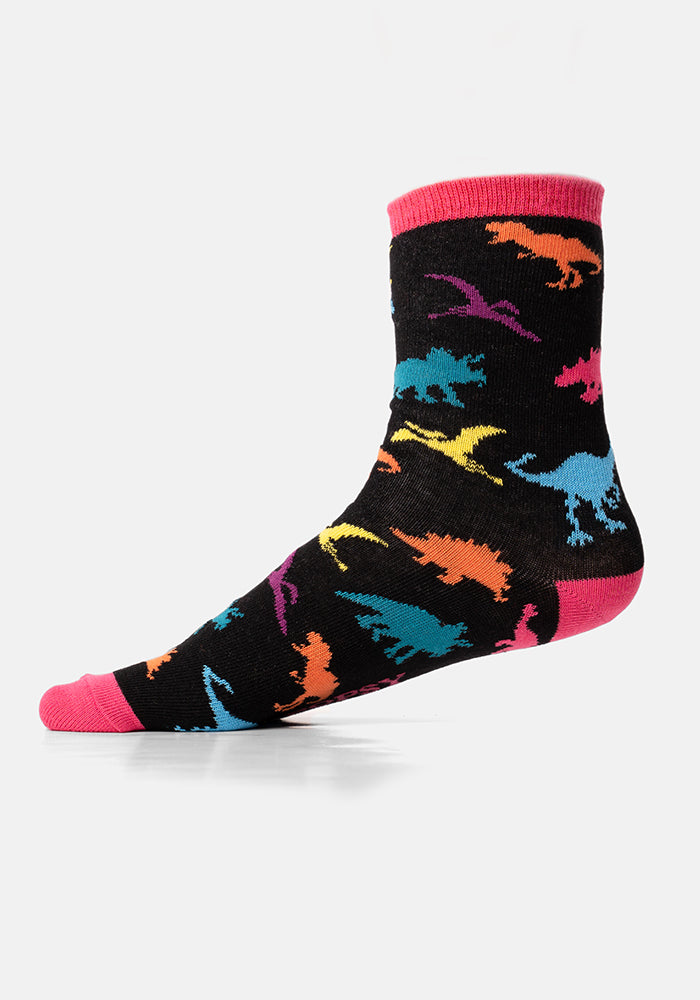 3 Pack Dinosaur, Animal & Spot Knit Socks