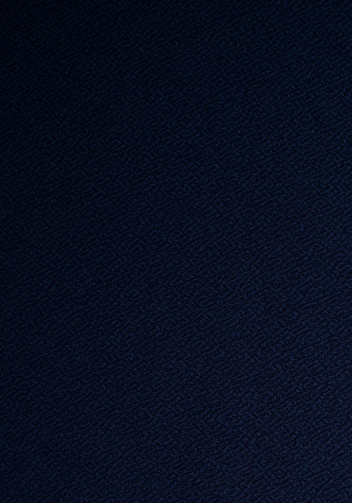 Rowena Navy Wrap Neck Dress