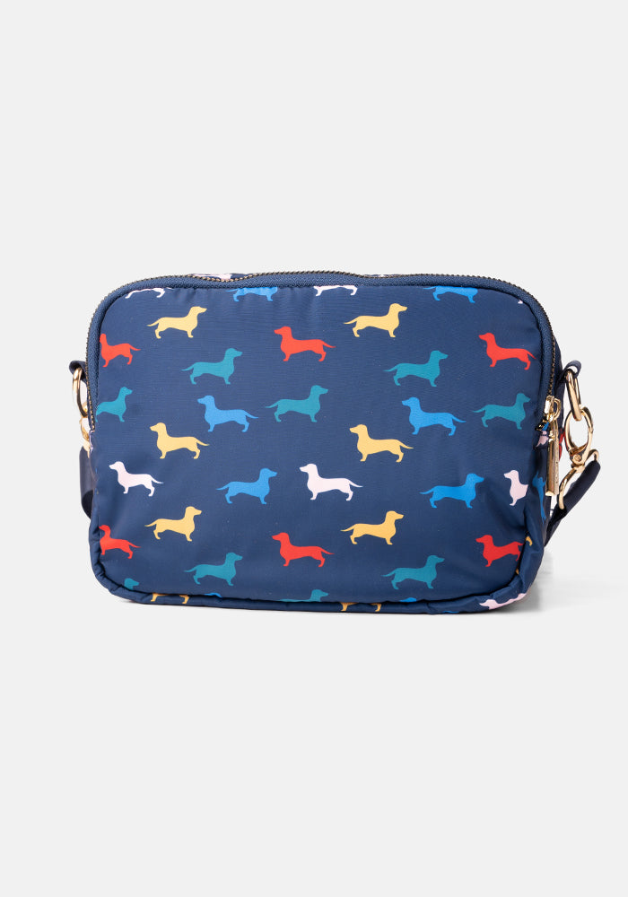 Dog Print Cross Body Bag