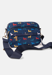 Dog Print Cross Body Bag