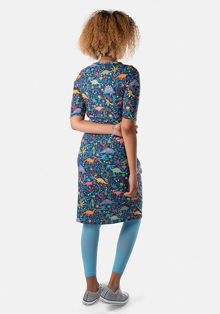 Dolcie Dinosaur Print Dress
