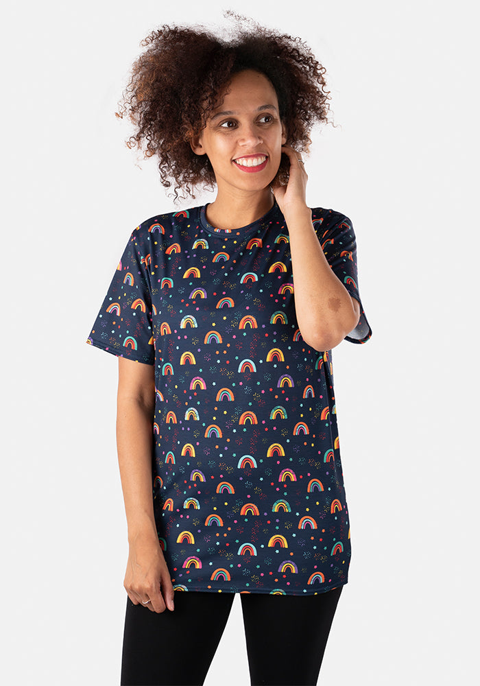 Dorothy Rainbow Print Unisex Adults T-Shirt