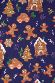 Frostine Gingerbread Print Dress