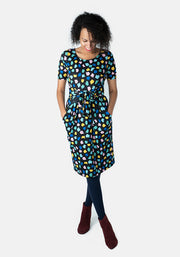 Eleanor Mosaic Print Dress