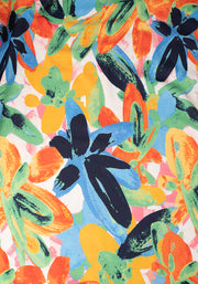 Ella-Ann Painted Floral Print Maxi Dress