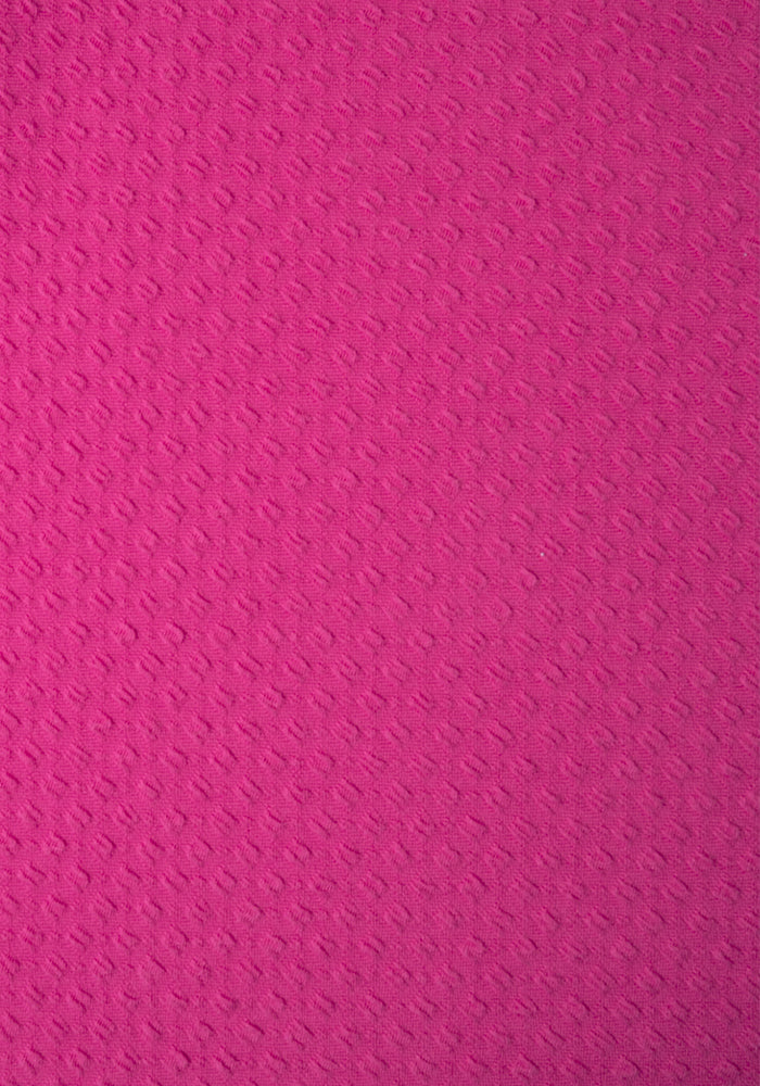 Ellis Fuchsia Pink Textured Coatigan