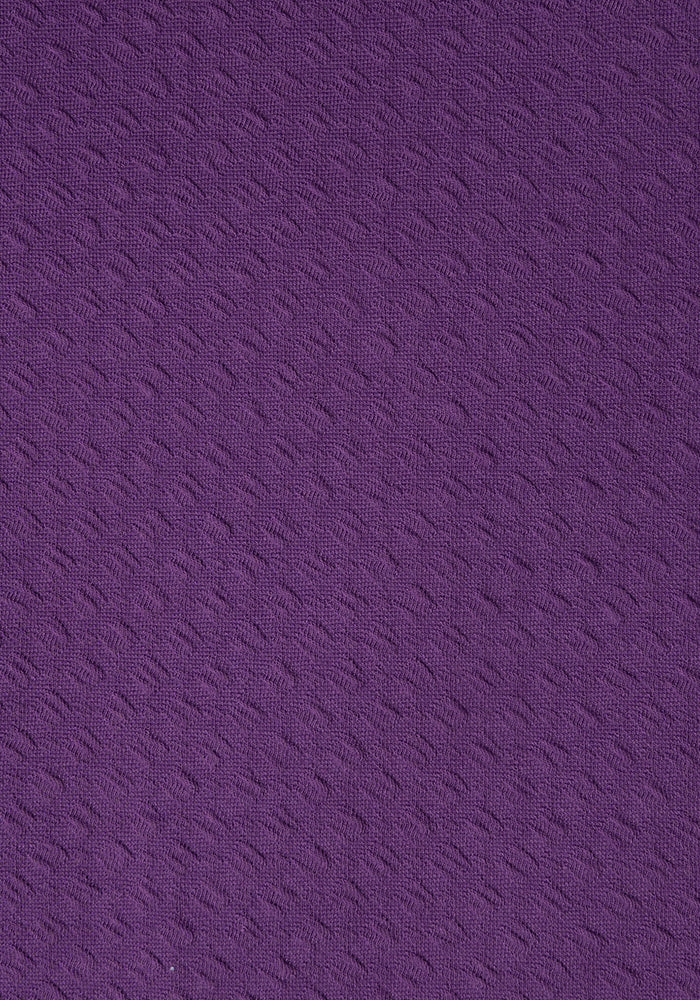 Ellis Bright Purple Textured Coatigan