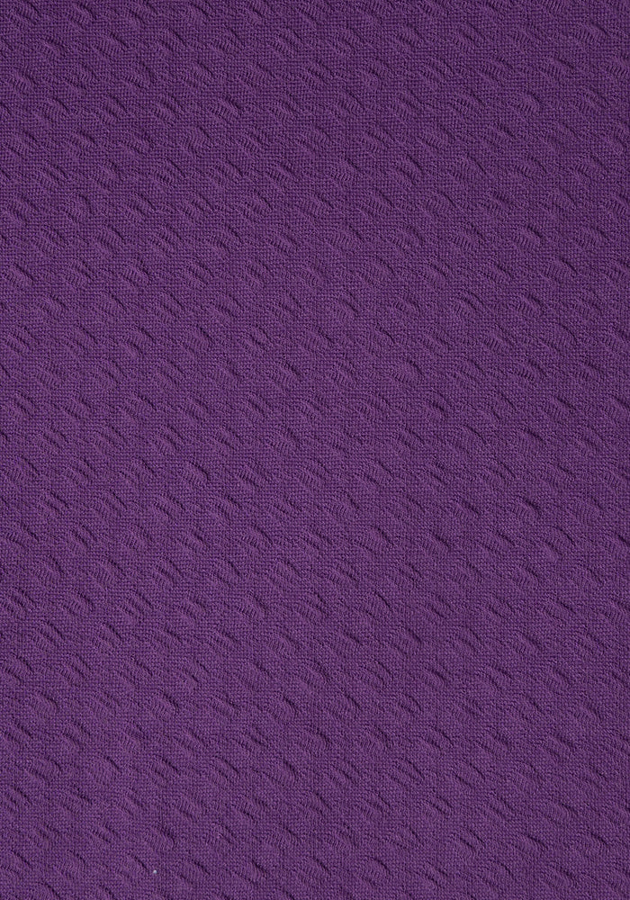 Ellis Bright Purple Textured Coatigan