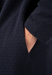 Ellis Navy Textured Coatigan