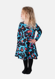 Emberley Children's Blue Animal Print Dress