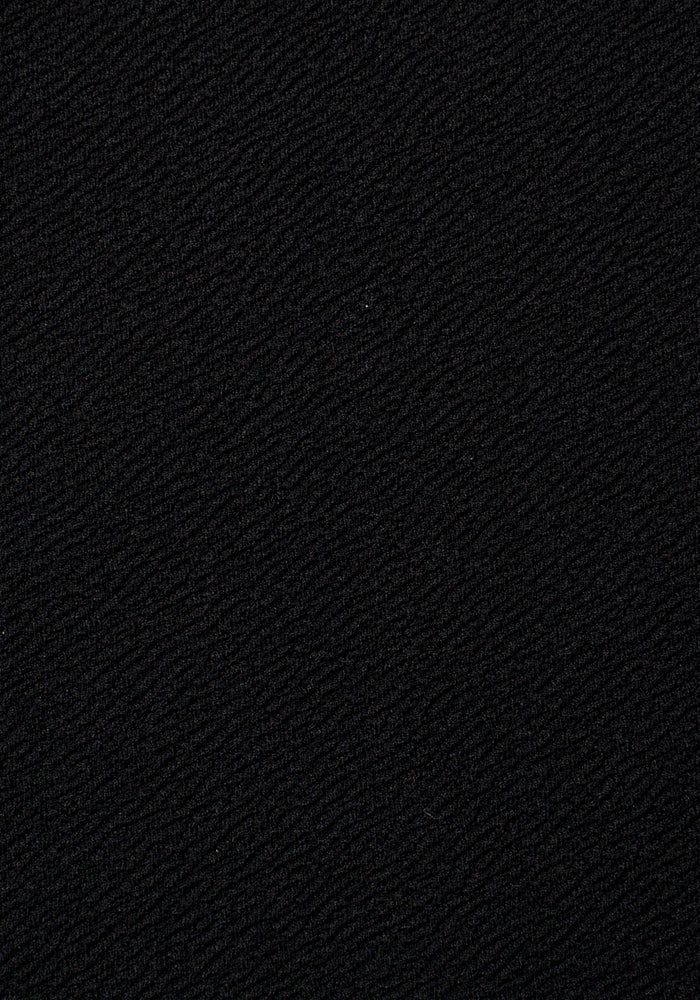 Second angle of Evita Black Textured Crepe Bolero Jacket