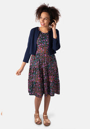 Evita Navy Bolero Jacket