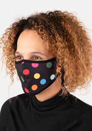 3 Layer Spot Print Reversible Face Cover (Dotty)