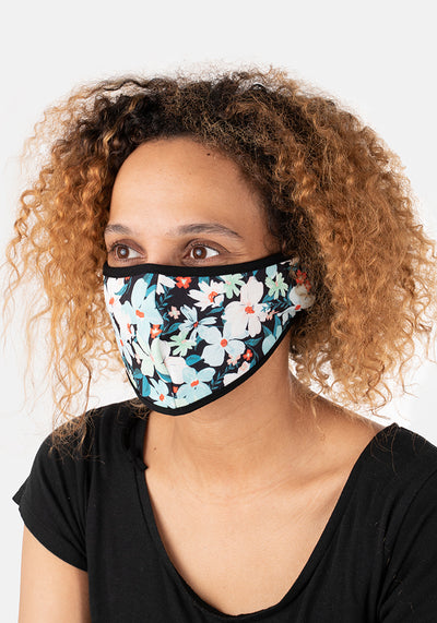3 Layer Floral Print Reversible Face Cover (Chelsea)