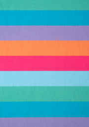 Children's Rainbow Stripe Print Dress (Felicia)