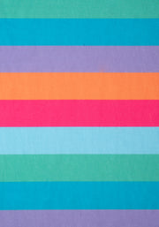 Felicia Rainbow Stripe Print Dress