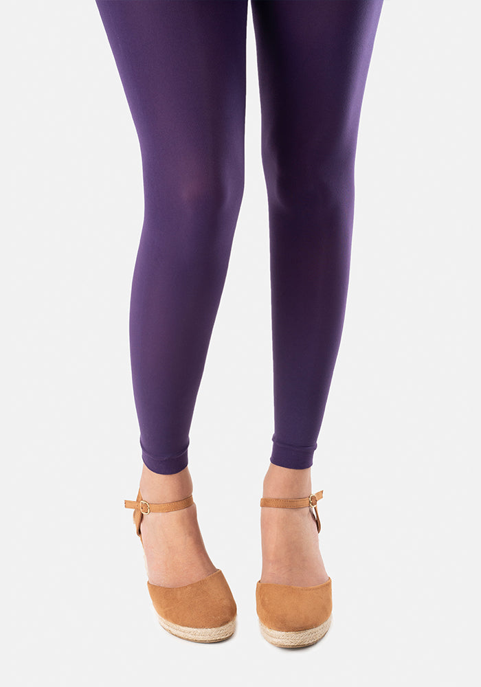 Premium 50 Denier Footless Tights Purple – Popsy Clothing