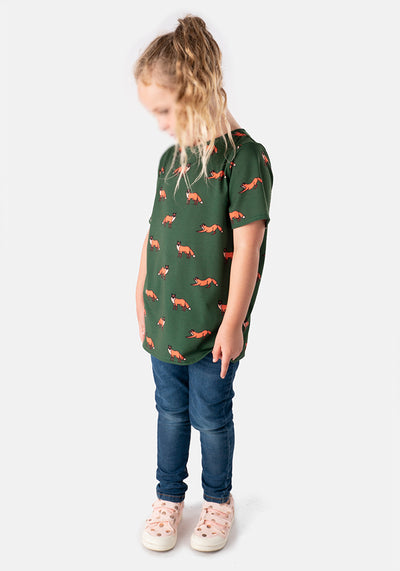 Fox Print Children's T-Shirt (Freya)
