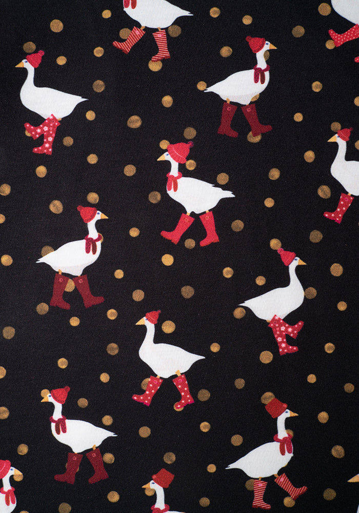 Gabble Goose Print Dress