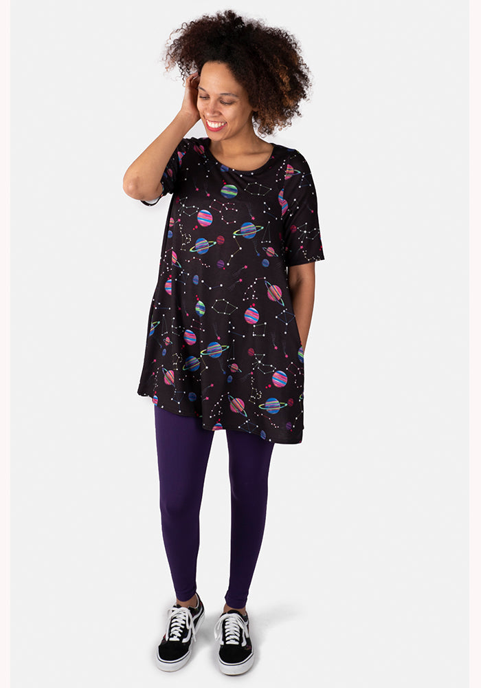 Third angle of Purple Longpops - Comfortable &amp; Versatile Layering Essential