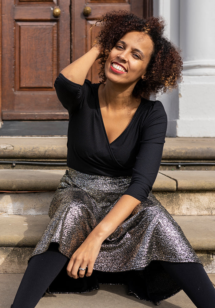 Garland Black & Gold Sparkle Skirt