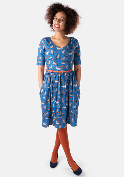 Gerald Seal Print Dress