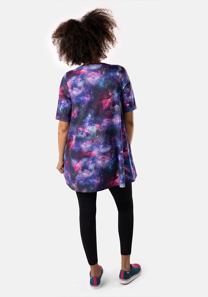 Gillian Galaxy Print Tunic