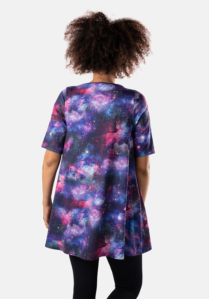Gillian Galaxy Print Tunic