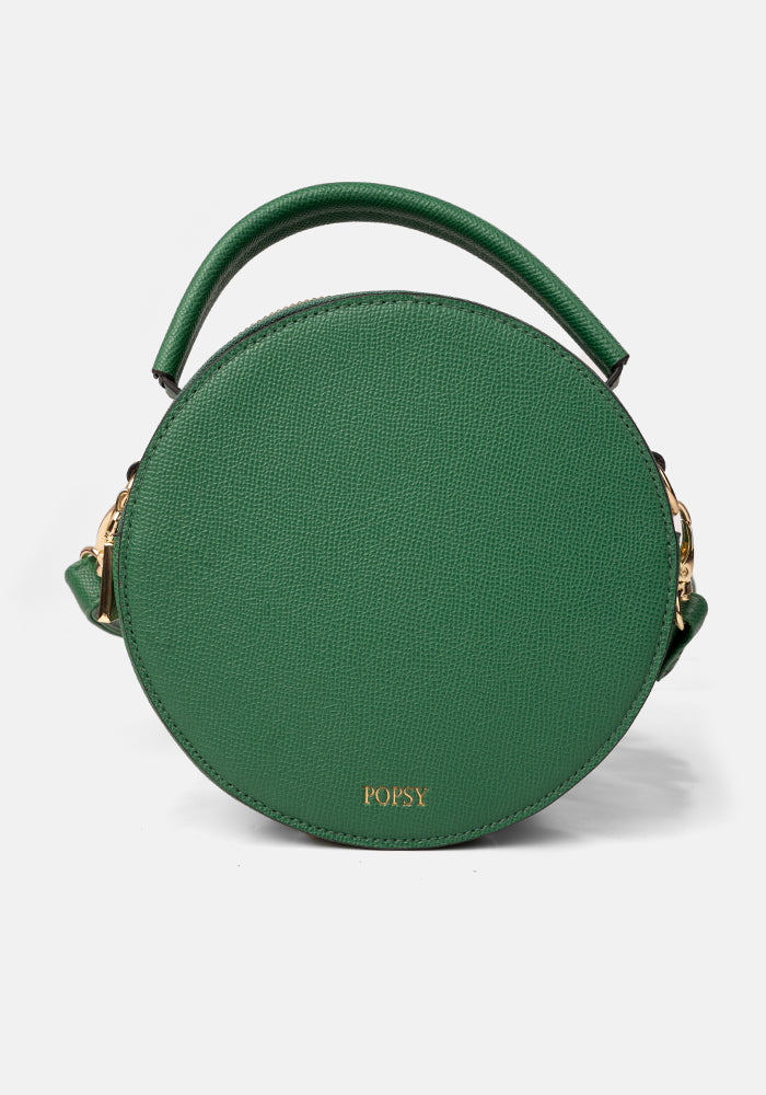 Round Green Premium Cross Body Bag