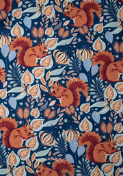 Harley Squirrel & Leaf Print Dress