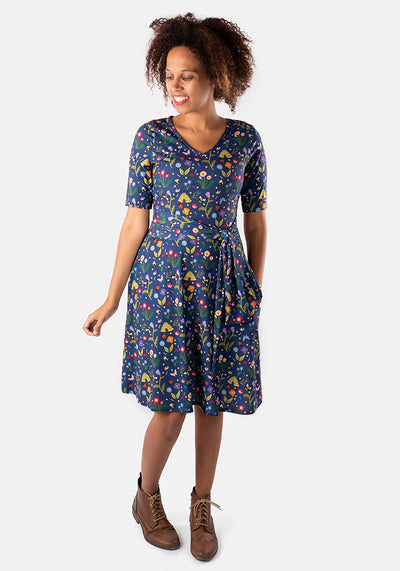 Helice Busy Bees Print Dress