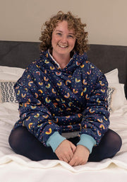 Popsy Pop-On Oversize Rainbow Print Hoodie