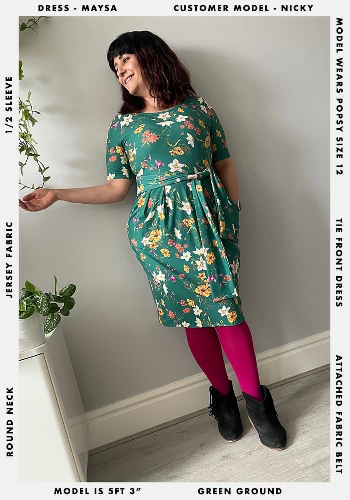 Maysa Spring Floral Print Dress