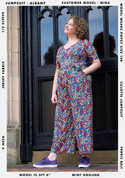 Albany Bright Floral Print Jumpsuit