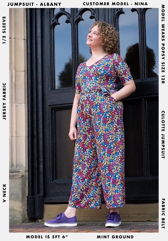 Albany Bright Floral Print Jumpsuit
