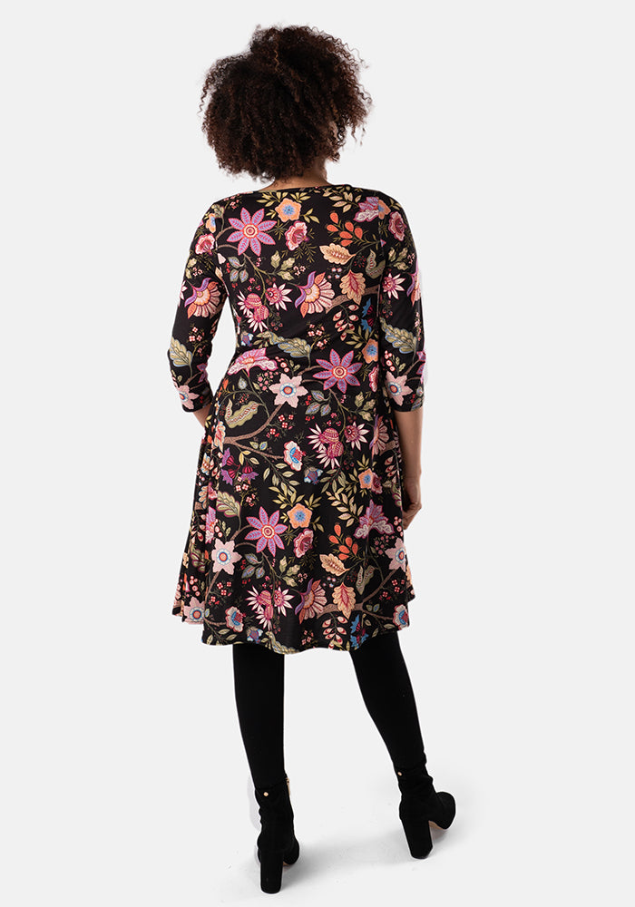 Irina Nordic Paisley Print Dress