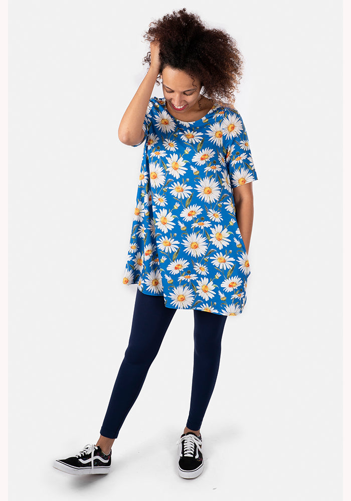 Third angle of Navy Popsy Longpops - Comfortable &amp; Versatile Layering Essential