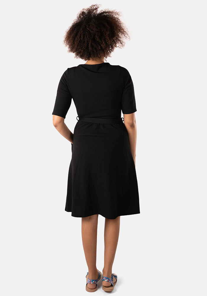 Fourth angle of Jacinta Black Dress