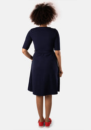 Jacinta Navy Dress