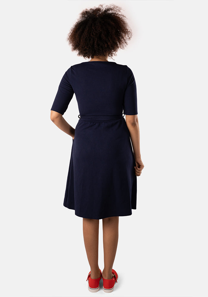 Jacinta Navy Dress
