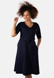 Jacinta Navy Dress