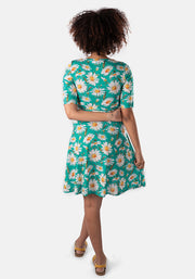 Jayda Daisy Floral Print Dress