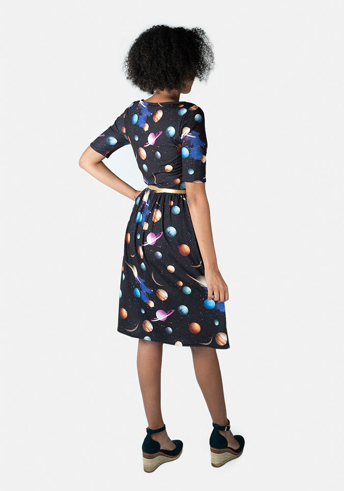 Jayla Planet Print Dress