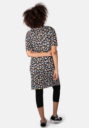 Jess Leopard Pop Print Dress
